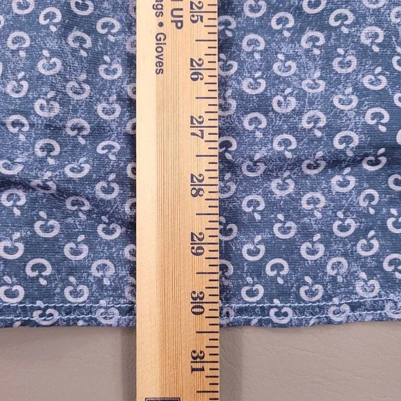 LL Bean Shirt Mens Extra Large Blue Linen Tencel Short Sleeve Resort Hiking - Picture 8 of 9